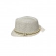 FASHION Γυναικείο Ψάθινο Καπέλο με Κορδέλα Glitter