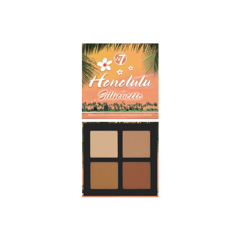 Honolulu Silhouette Bronze & Contour Palette 4 Colors