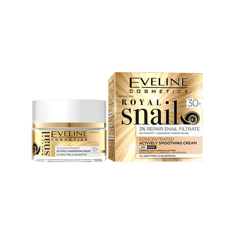 EVELINE Royal Snail Κρέμα Προσώπου 30+ Ημέρας & Νύχτας 50ml