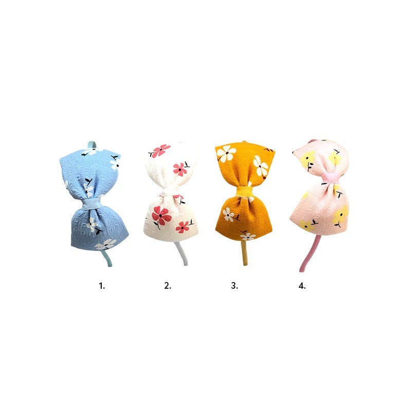 SETABLU Παιδική Στέκα Μαλλιών με Φιόγκο Flower σε 4 χρώματα