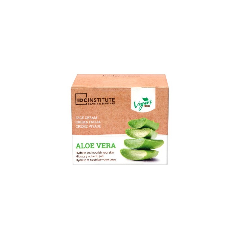 IDC INSTITUTE Vegan Face Cream Hydrate & Nourish Aloe Vera 50ml