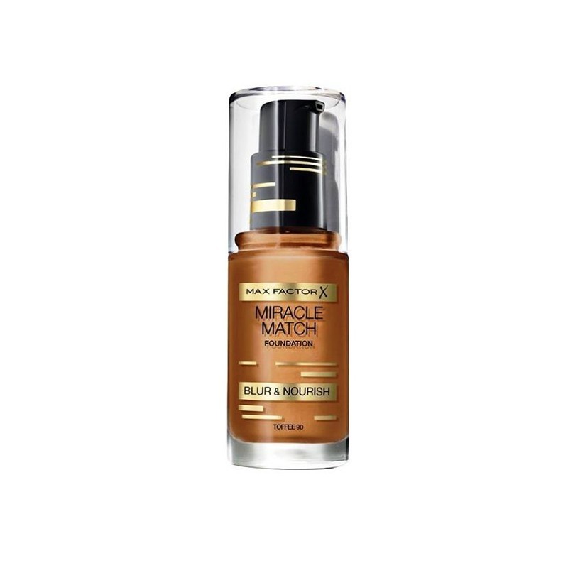 MAX FACTOR Fluid Foundation Make-up Miracle Match Blur & Nourish MAX FACTOR Fluid Foundation Make-up Miracle Match Blur & Nourish