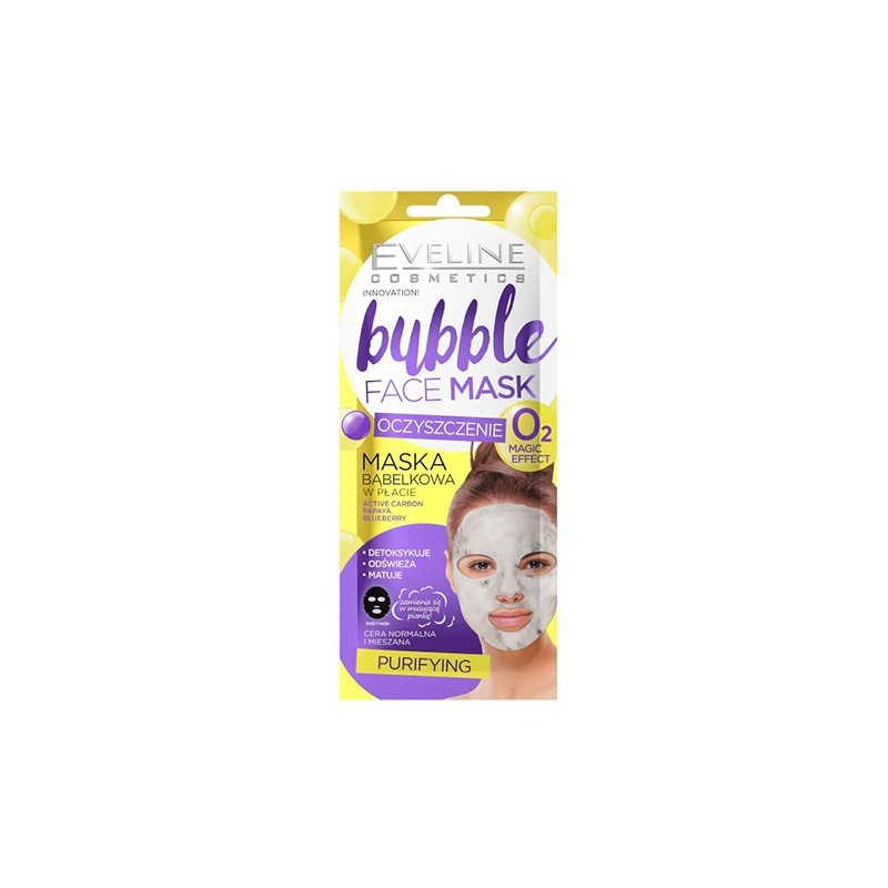 EVELINE Bubble Face Sheet Mask Purifying