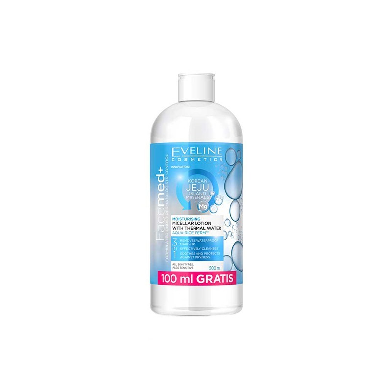 EVELINE Facemed & Micellar Lotion with Thermal Water 500ml