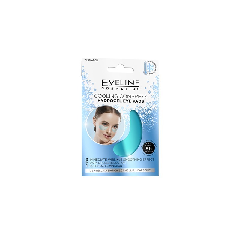 EVELINE Ice Cooling Compress Hydrogel Eye Pads 3 in 1