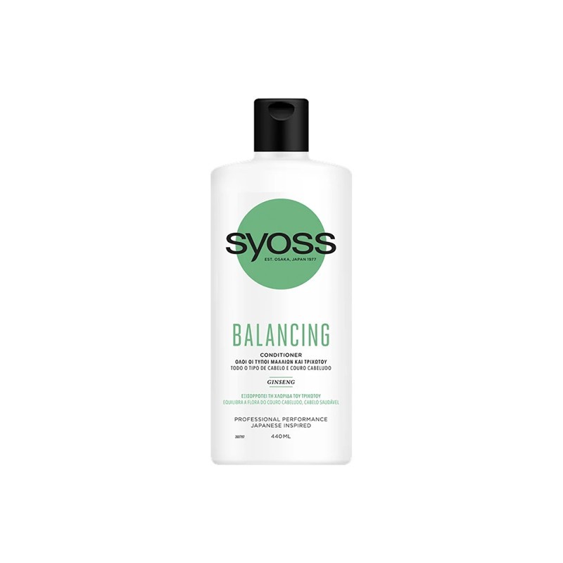 SYOSS Conditioner Balancing για Εξισορρόπηση της Δομής των Μαλλιών 440ml
