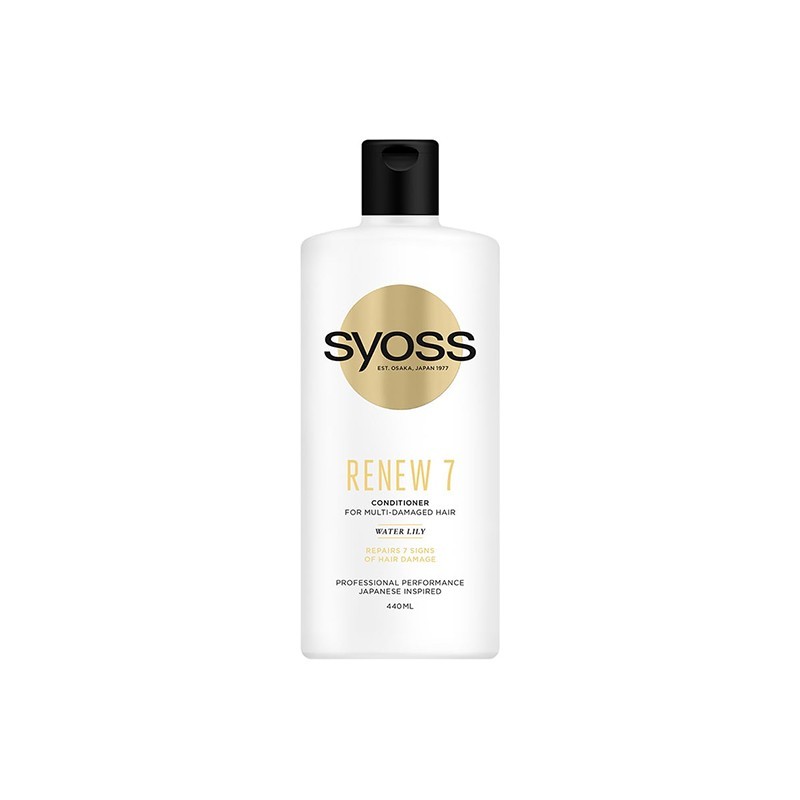 SYOSS Conditioner Renew 7  Επανόρθωση για πολύ Ταλαιπωρημένα Μαλλιά 440ml