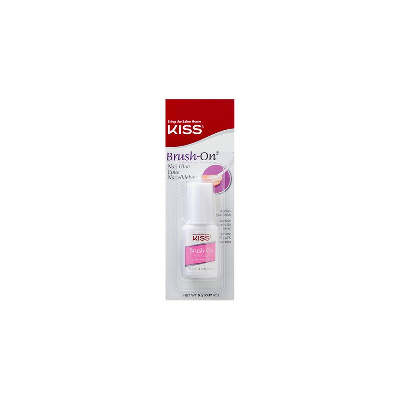 KISS Nail Glue Brush-On Επαγγελματική κόλλα νυχιών με Πινέλο 5g
