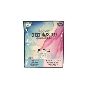 5021769207405TECHNIC Calming & Moisturising Sheet Face Mask Duo_beautyfree.gr