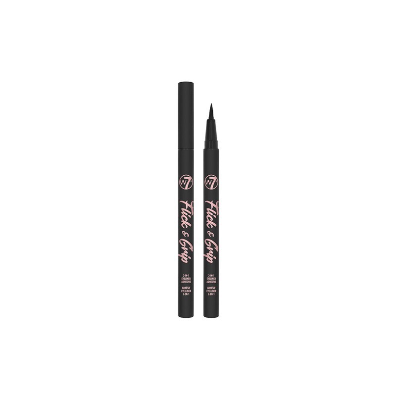 5056369109194W7 Flick & Grip Adhesive - Eyeliner Pen Black_beautyfree.gr