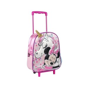 8427934286980DISNEY Παιδικό Backpack Trolley 3D Minnie_beautyfree.gr