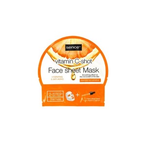 8720289266622SENCE Face Sheet Mask Vitamin C 20ml & Shot 5ml_beautyfree.gr