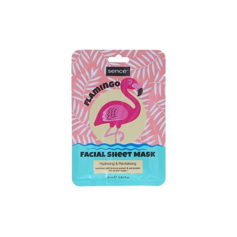 8720143123870SENCE Facial Sheet Mask Flamingo Hydrating & Revitalizing  25ml_beautyfree.gr