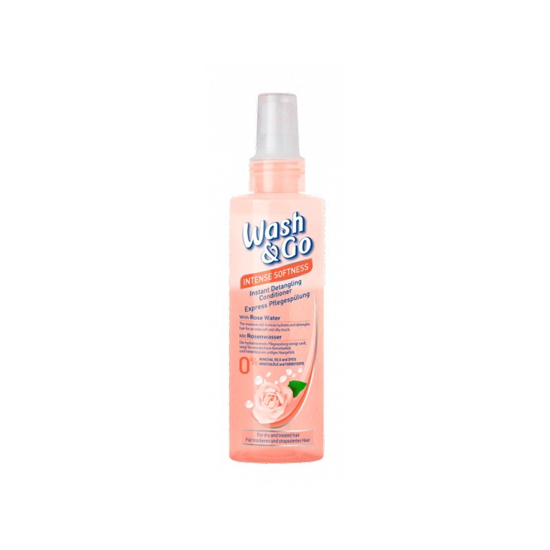 8008970052144WASH&GO Conditioner Spray Rose Water για Ξηρά Μαλλιά 200ml_beautyfree.gr