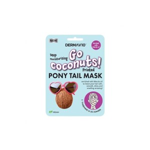 5056235400769DERMA V10 Print Pony Tail Hair Mask Cocοnut_beautyfree.gr