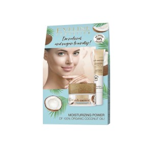 5903416026747EVELINE Vegan Coconut Gift Set Face Cream 50ml & Eye Cream 20ml_beautyfree.gr