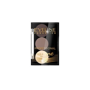 5901761957648EVELINE All in One Eyebrow Shadows Set No 02 Natural Highlight_beautyfree.gr