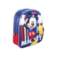 DISNEY 3D Mickey Παιδικό Backpack με Φωτάκια