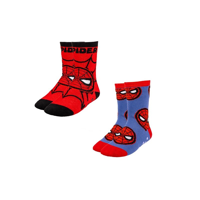 8445484210460DISNEY Spiderman Παιδικές Αντιολισθητικές Κάλτσες Σετ 2τμχ No 23-26_beautyfree.gr