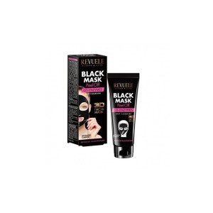 3800225903837REVUELE Charcoal Black Mask Peel Off Co-Enzymes Deep Cleansing 80ml_beautyfree.gr