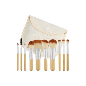 5903018900032MIMO Σετ Πινέλων Μακιγιαζ Bamboo Travel Size 10τμχ_beautyfree.gr