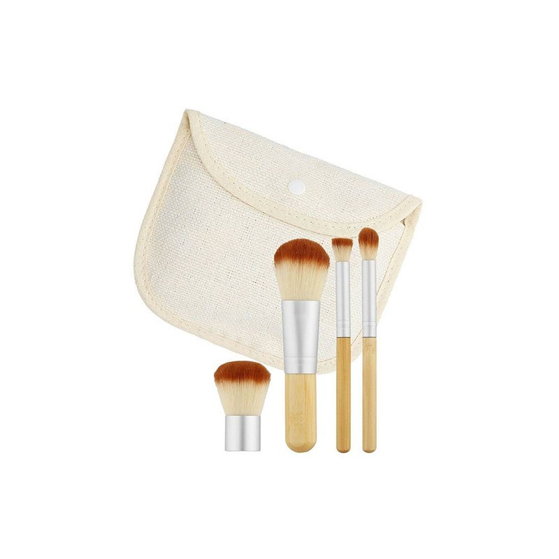 5903018900025MIMO Σετ Πινέλων Μακιγιαζ Bamboo Travel Size 10τμχ_beautyfree.gr