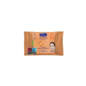 5201410616194SEPTONA Daily Clean Wipes Vitamin C & Micellaire 20 τεμ   -1€_beautyfree.gr