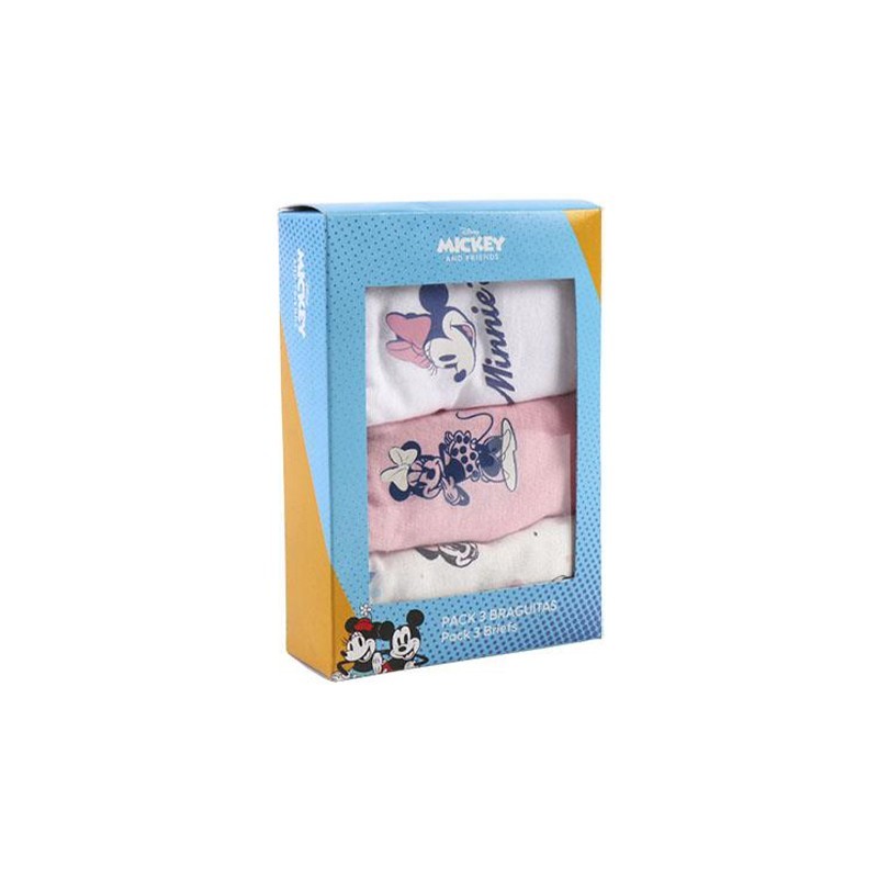 8445484209914DISNEY Minnie Girls' Underwear Set Single Jersey 3 τμχ No 2-3 Years_beautyfree.gr