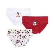DISNEY Mickey Boys' Underwear Set Single Jersey 3 τμχ No 6-8 Years