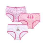 DISNEY Princess Girls' Underwear Set Single Jersey 3 τμχ No 2-3 Years