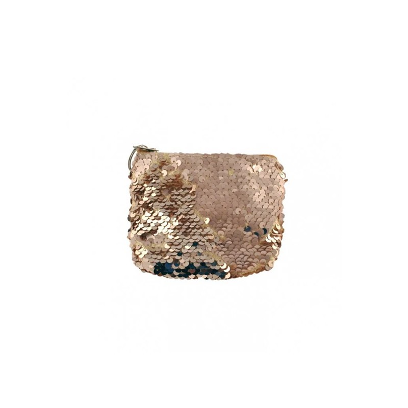 5206269607591FASHION Πορτοφολάκι με Παγιέτες σε Bronze & Χρυσό_beautyfree.gr