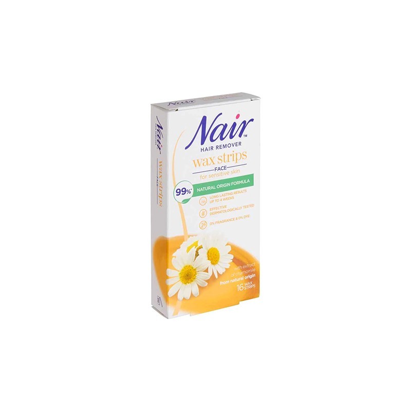5010724526354NAIR Face Wax Strips  With Chamomile 16pcs_beautyfree.gr