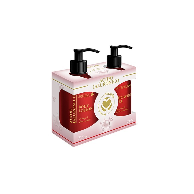 8057502400397SETABLU Bath Set Hyalouronic Acid Shower Gel & Body Lotion 300ml_beautyfree.gr