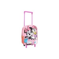 DISNEY Minnie Παιδικό Σχολικό Backpack Trolley