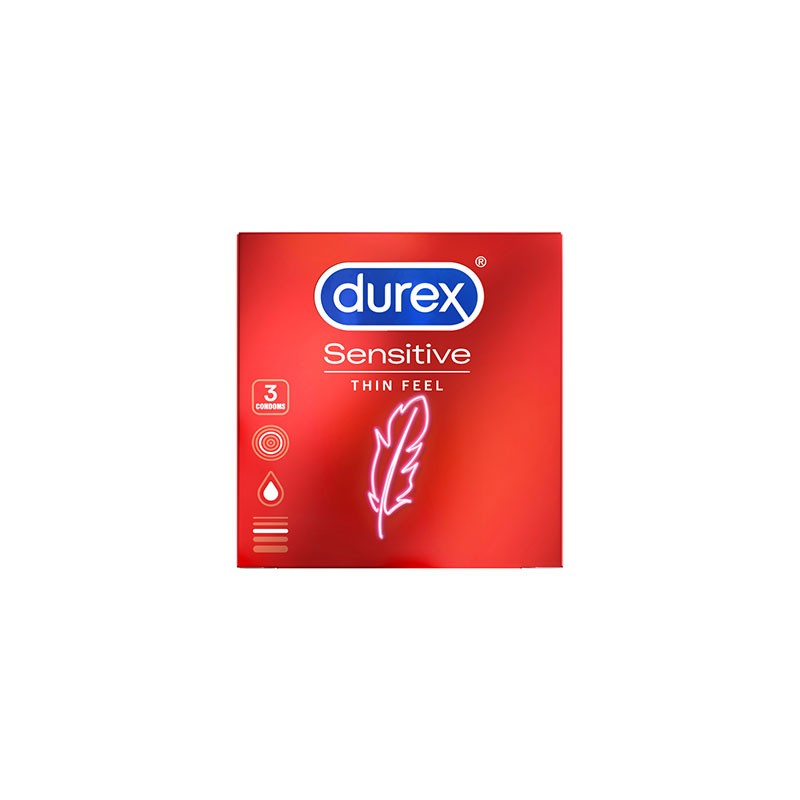 DUREX Προφυλακτικά Sensitive 3τμχ