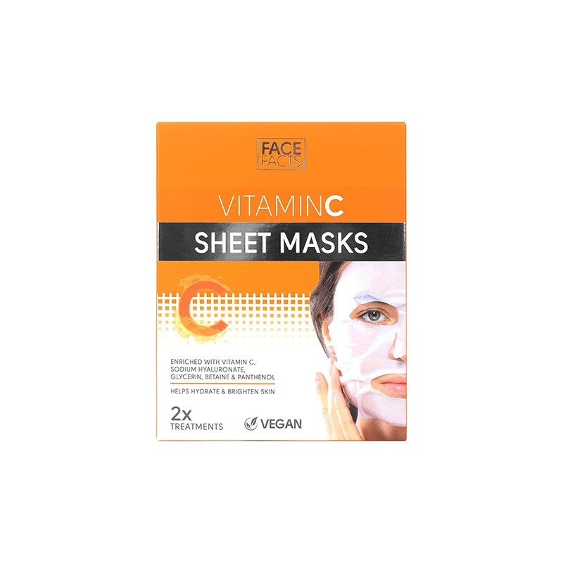 5031413919554FACE FACTS Vitamin C Sheet Mask 2pcs_beautyfree.gr