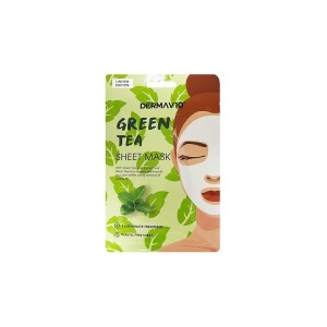 5056235401506DERMA V10 Green Tea Sheet Mask_beautyfree.gr