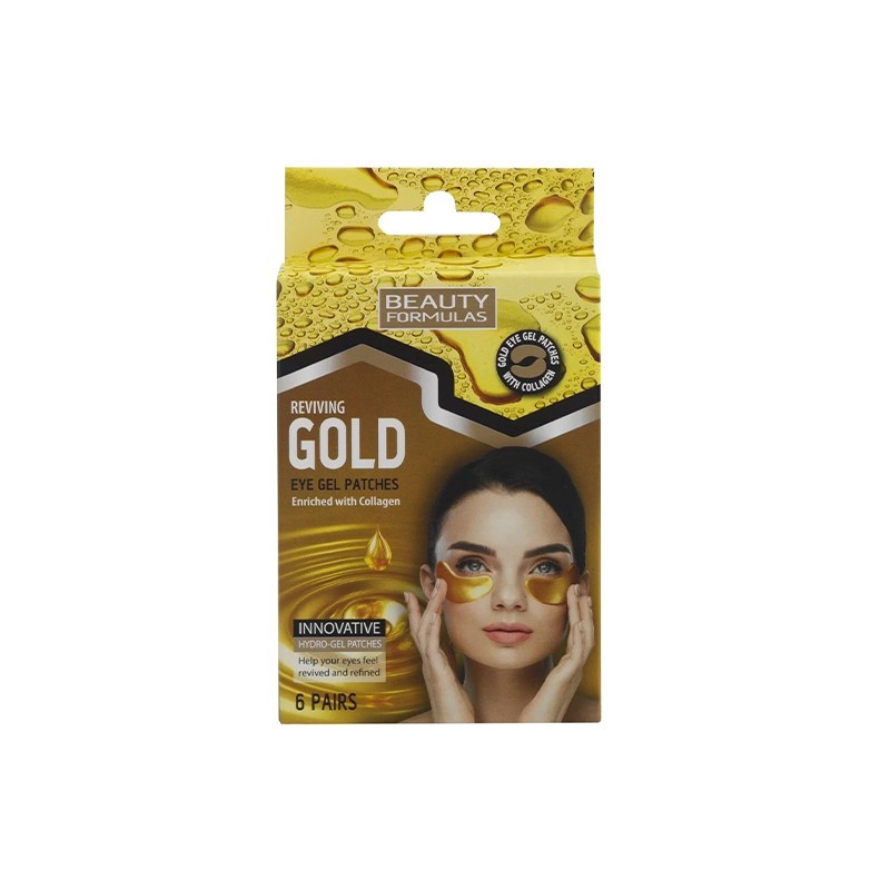 5012251012850BEAUTY FORMULAS Reviving Gold Eye Gel Patches 6pairs_beautyfree.gr