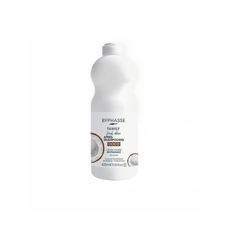 8436097095537BYPHASSE Family Fresh Delice Conditioner Coconut Coloured Hair 400ml_beautyfree.gr