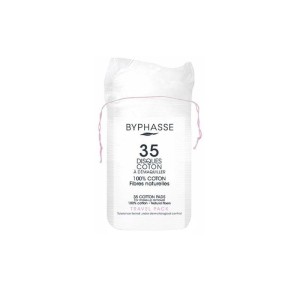 8436097095247BYPHASSE 35 Cotton Pads For Make-Up Removal_beautyfree.gr