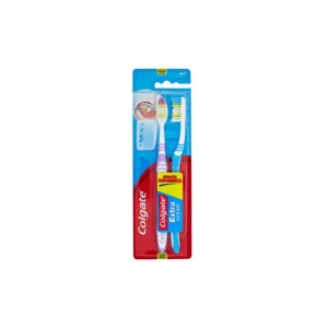 8714789162607COLGATE Οδοντόβουρτες Extra Clean Medium 2τεμ (Με Καπάκι)_beautyfree.gr