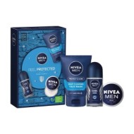 NIVEA Men Protect & Care Crème, Face Wash & Roll- On Σετ Δώρου 3 τμχ