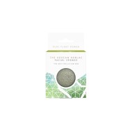 KONJAC Sponge Co The Elements Earth with Energising Tourmaline Cleansing and Exfoliating Facial Sponge