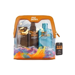 3574661744001PIZ BUIN Tranel Bag με After Sun, Sun Protect SPF30 & Face Cream SPF50 3τμχ_beautyfree.gr