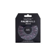 TECHNIC False Nails Almond Gloss Purple 24 τμχ