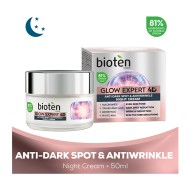 BIOTEN Glow Expert 4D Κρέμα Νυκτός Κατά Των Πανάδων & Των Ρυτίδων 50ml