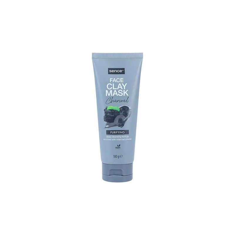 8720964890968SENCE Facial Mask Charcoal Clay 100gr_beautyfree.gr