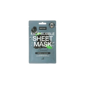 8720964890272SENCE Facial Sheet Mask Bubble Charcoal 20ml_beautyfree.gr