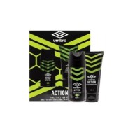 UΜΒΡΟ Giftset For Men Action Deo Spray 150ml & Shower Gel 150ml 2pcs