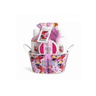 IDC INSTITUTE Beauty FlowersTin Basket 4pcs